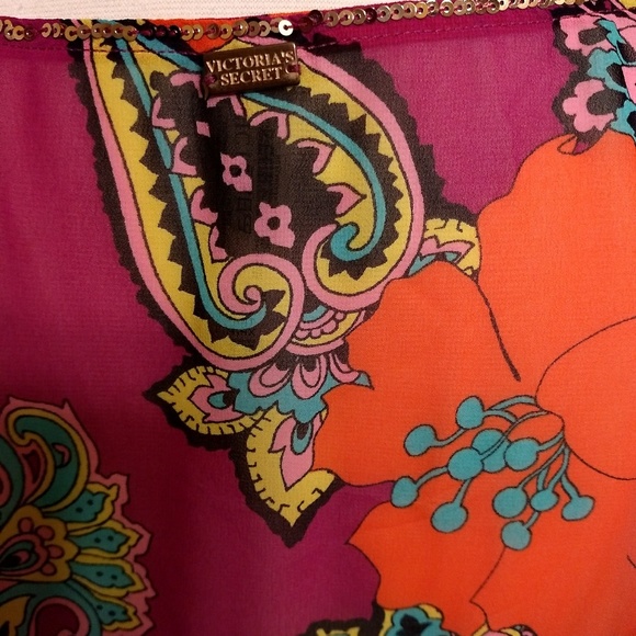 Victoria's Secret beaded swim tunic coverup XS *D - Picture 6 of 7